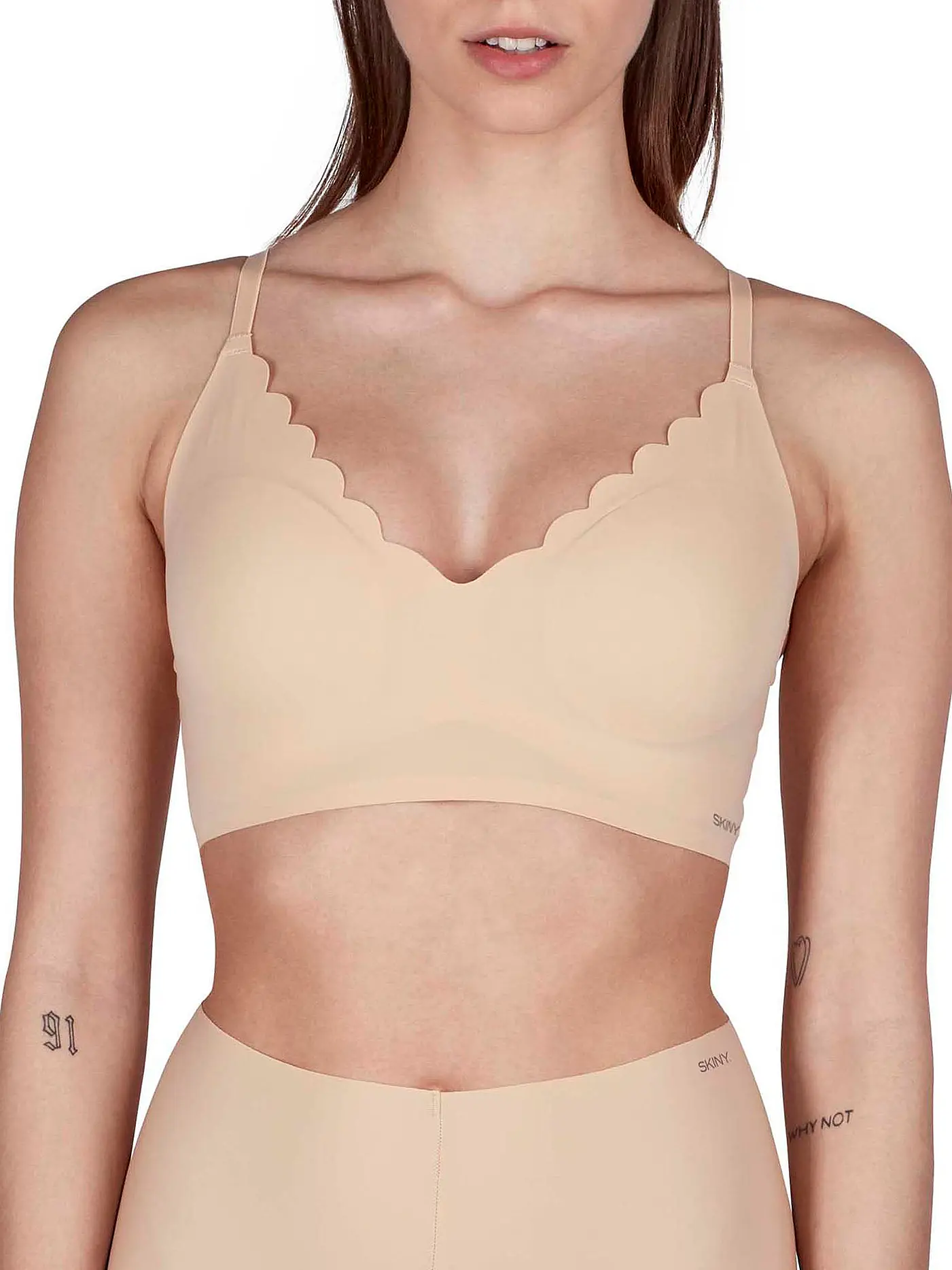 SKINY | Bustier MICRO ESSENTIALS amethyst | beige